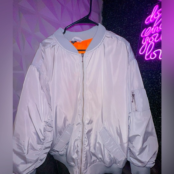 H&M Jackets & Coats Hm New Oversized Bomber Jacket Skater